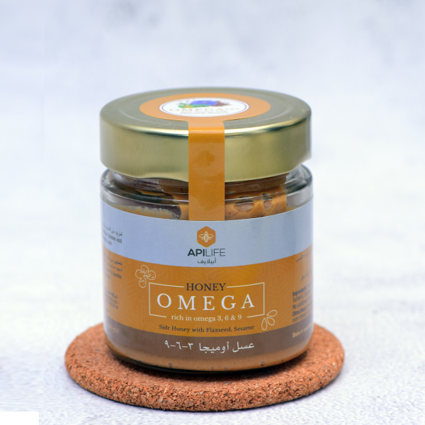 HONEY OMEGA  rich in omega 3 - 6 -9 (200gm)